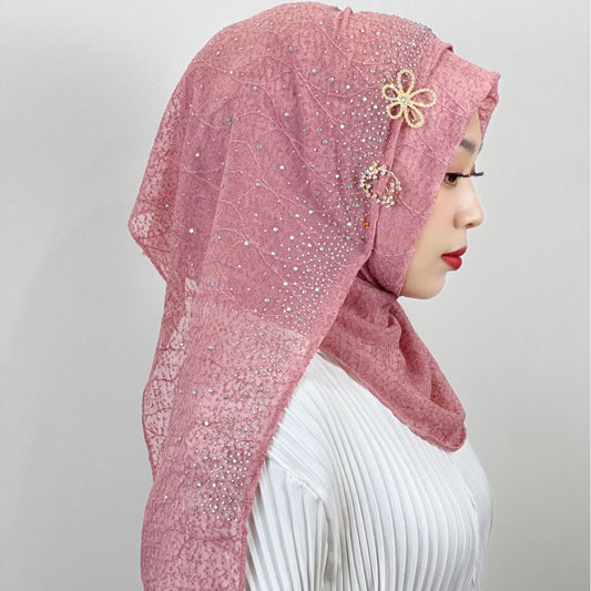 Light Diamond Women’s Baotou Fashion Scarf