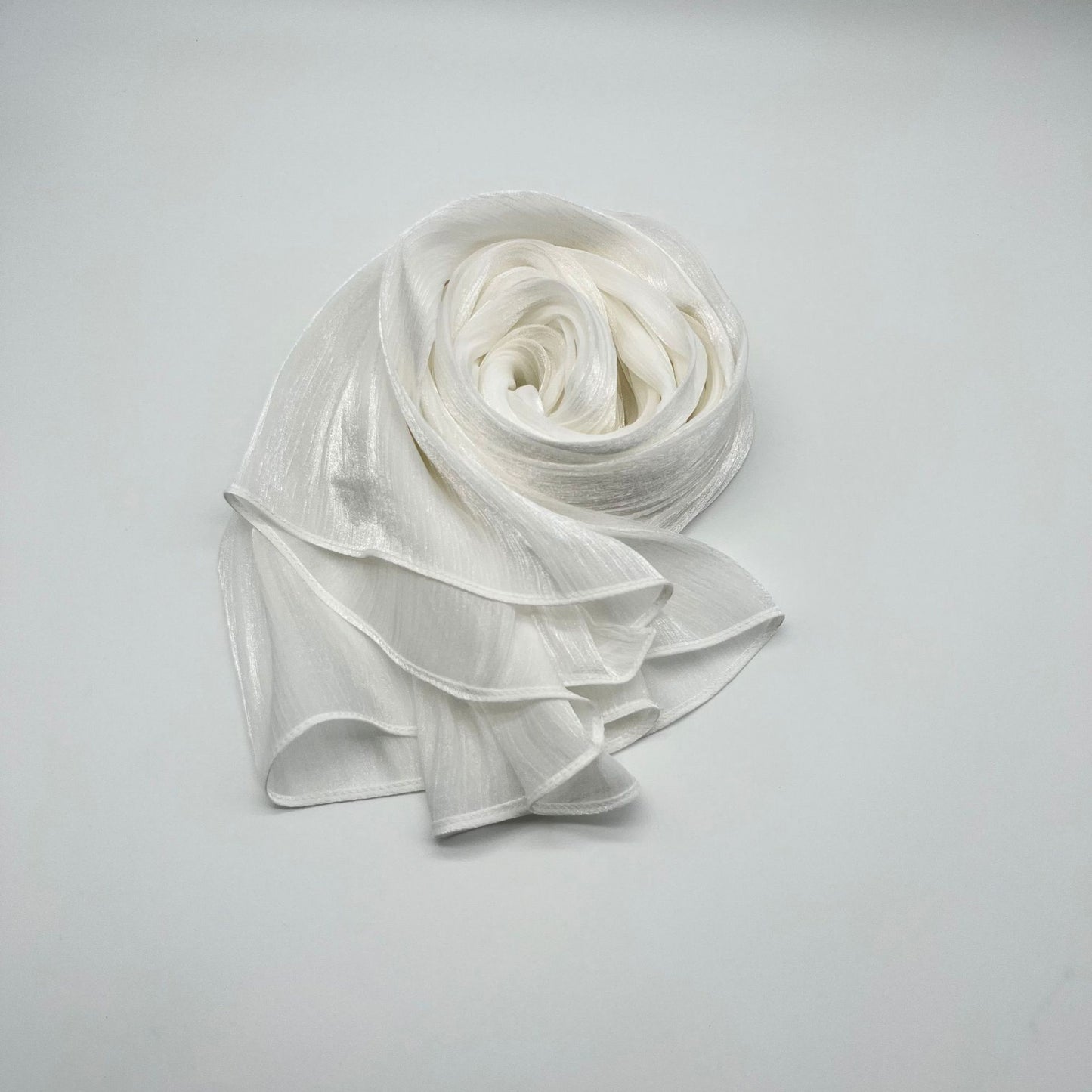 Shiny Satin Fashion Scarf Elegant Malay Style