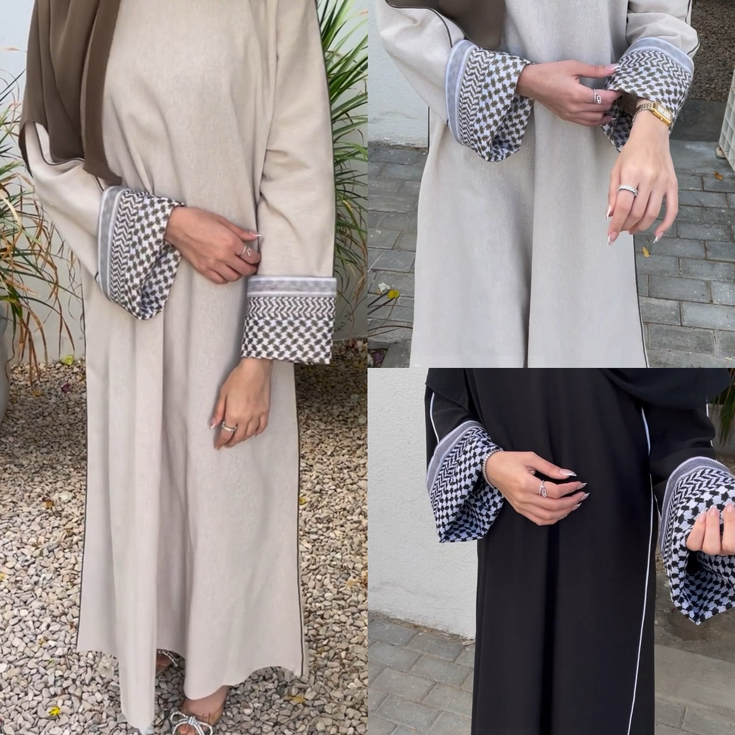 Stitching Series Elegant Robe Dress Dubai