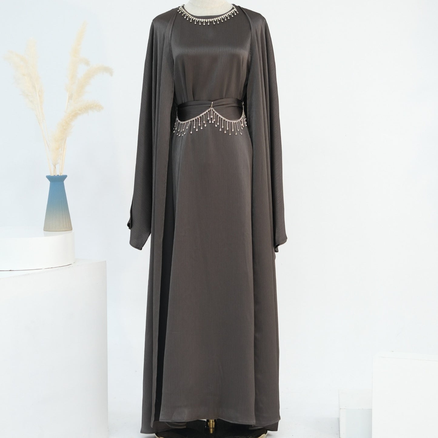 Crystal Chain Dubai Two-Piece Suit for Women
