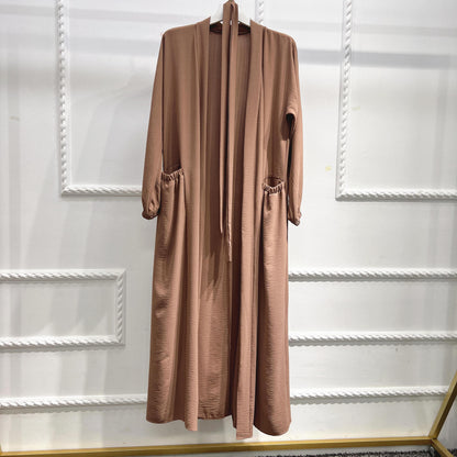 Lace-Up Cardigan Summer Elegant Dubai Dress
