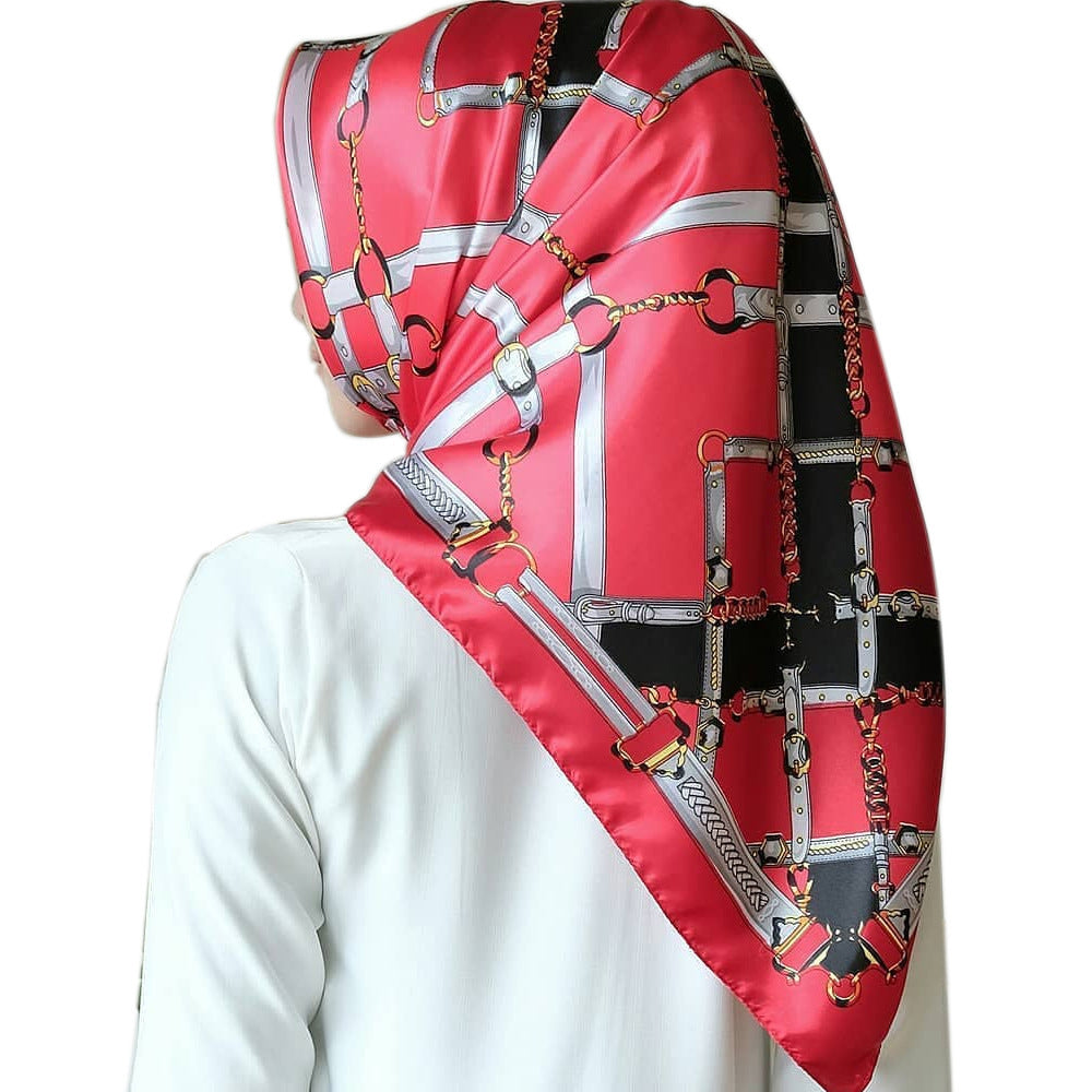 Big Square Fashion Simulation Silk Scarf Women