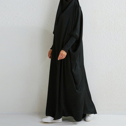 Swing Solid Color Dress Robe Dubai Collection