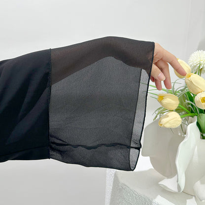Breathable Cardigan Robe Dress Dubai Style