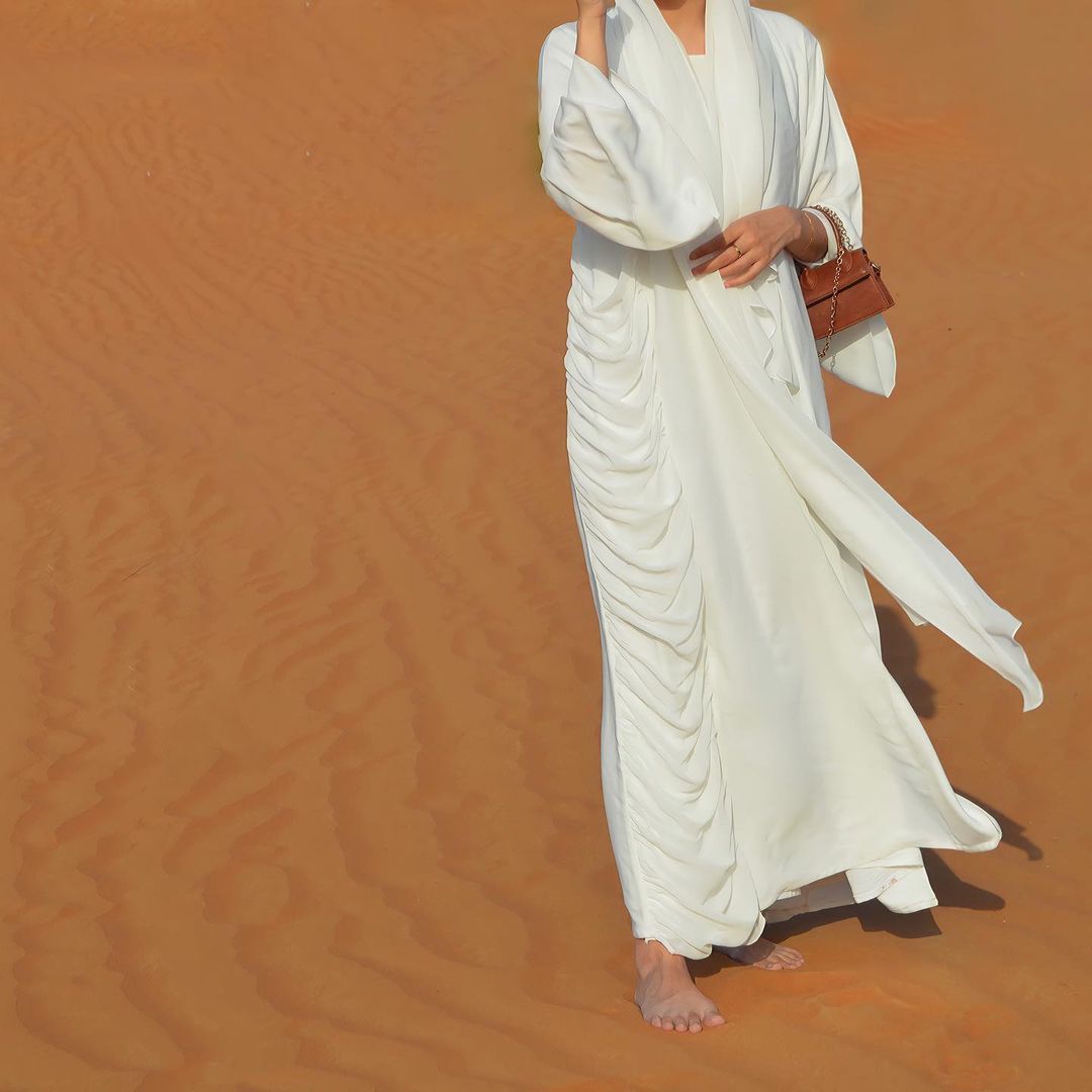 Long Tie Flowy Solid Color Dress Dubai