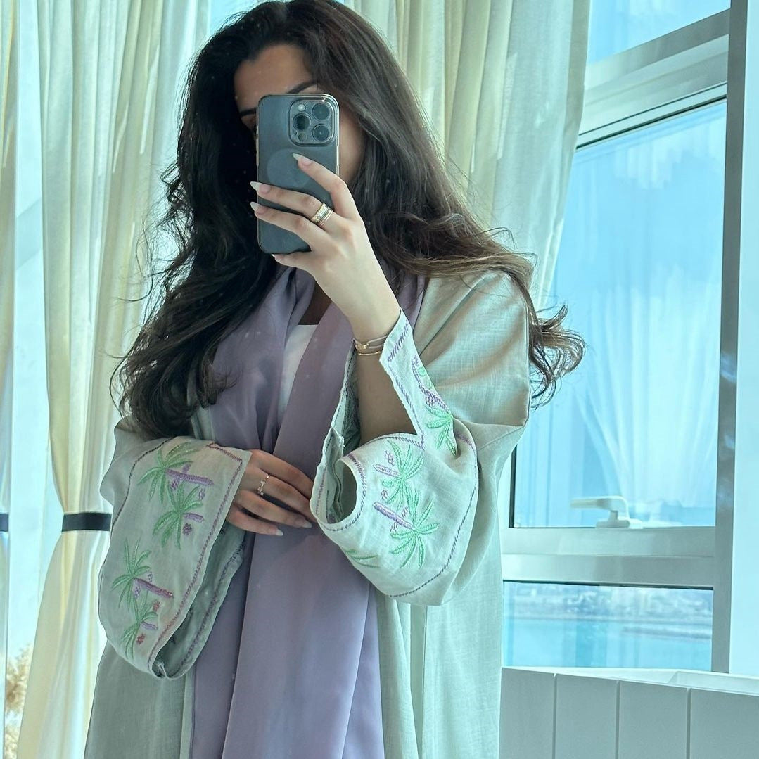Loose Casual Dubai Muslim Suit for Women