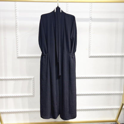 Lace-Up Cardigan Summer Elegant Dubai Dress
