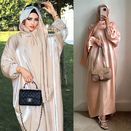 Middle East Robe with Headscarf Dubai Women Set