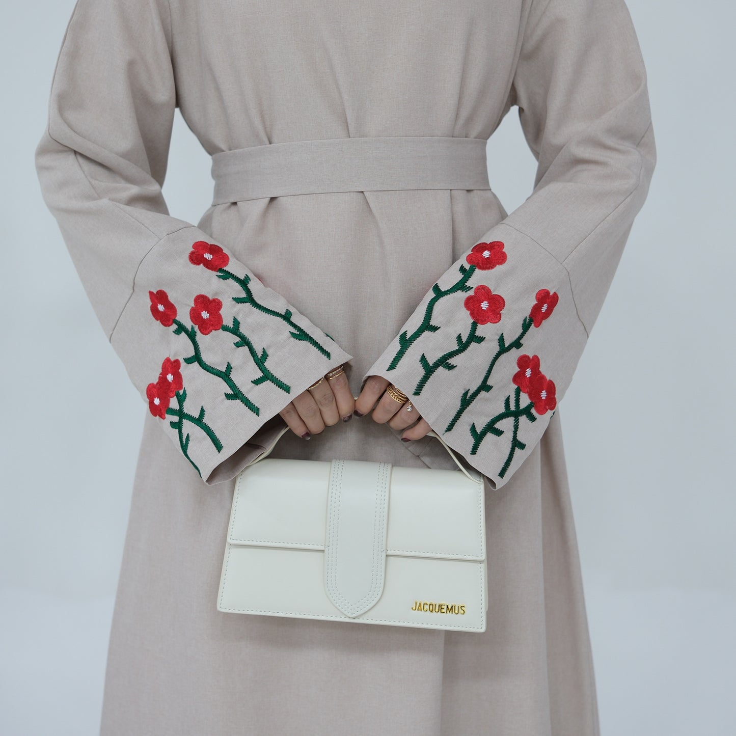 Flower Embroidered Elegant Dress Series Dubai