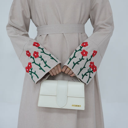 Flower Embroidered Elegant Dress Series Dubai