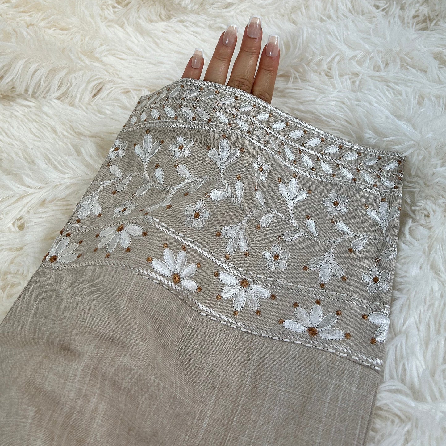 Embroidered Elegant Long Robe Dress Dubai