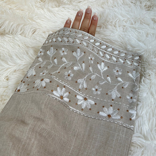 Embroidered Elegant Long Robe Dress Dubai