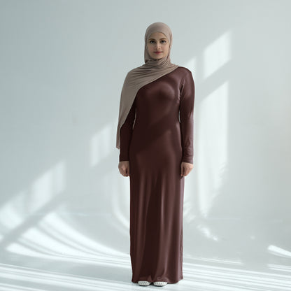Modal Cotton Solid Color Dress For Women