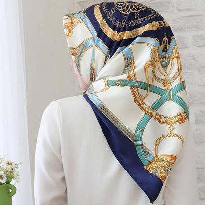 Big Square Fashion Simulation Silk Scarf Women