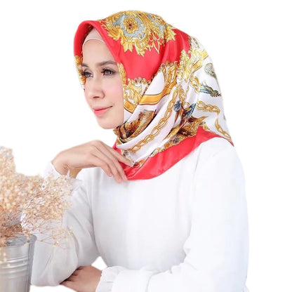 Big Square Fashion Simulation Silk Scarf Women