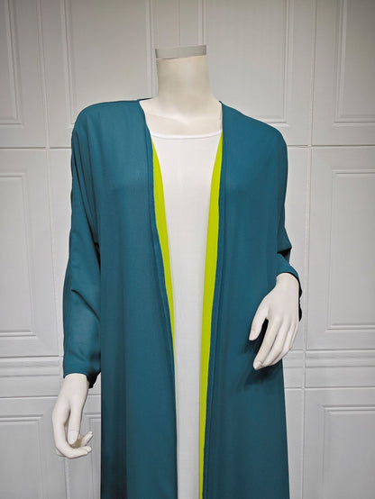 Chiffon Robe Dress Multi-Color Dubai Fashion
