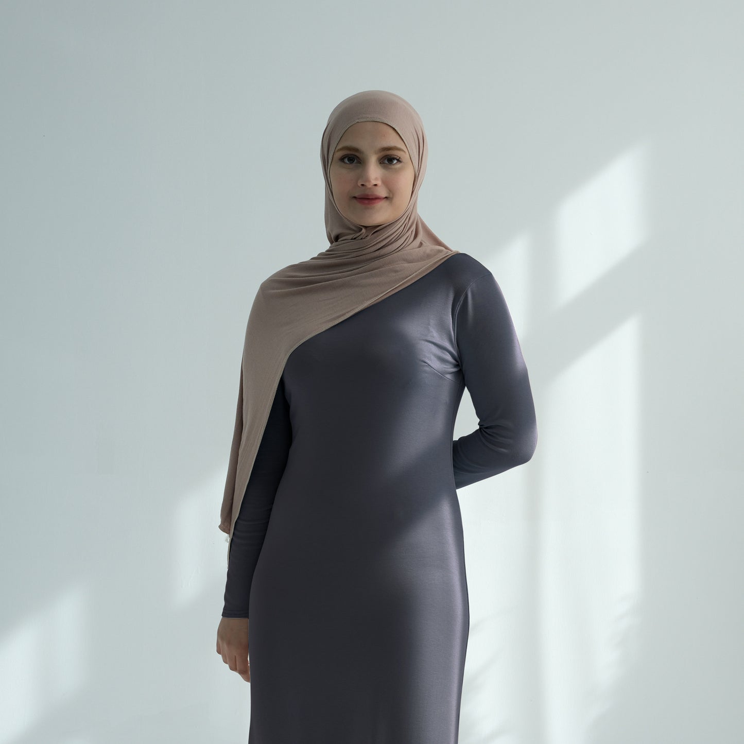 Modal Cotton Solid Color Dress For Women