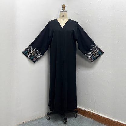 Women Embroidered Robe Outerwear Dubai Wear