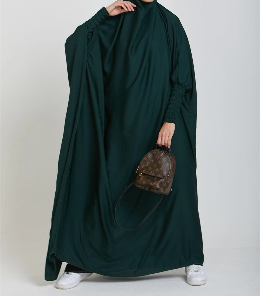 Plus Size Turkish Dubai Long Robe Dress for Women