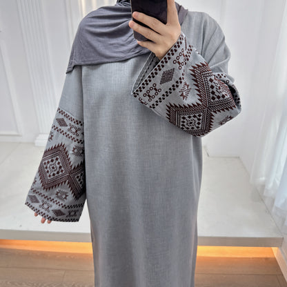 Embroidered Turkish Party Robe Dress Dubai