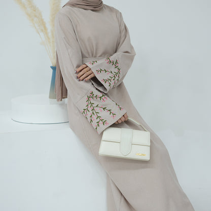 Flower Embroidered Elegant Dress Series Dubai