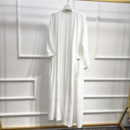 Lace-Up Cardigan Summer Elegant Dubai Dress