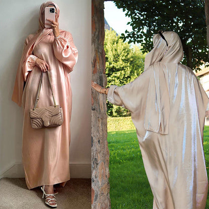 Middle East Robe with Headscarf Dubai Women Set