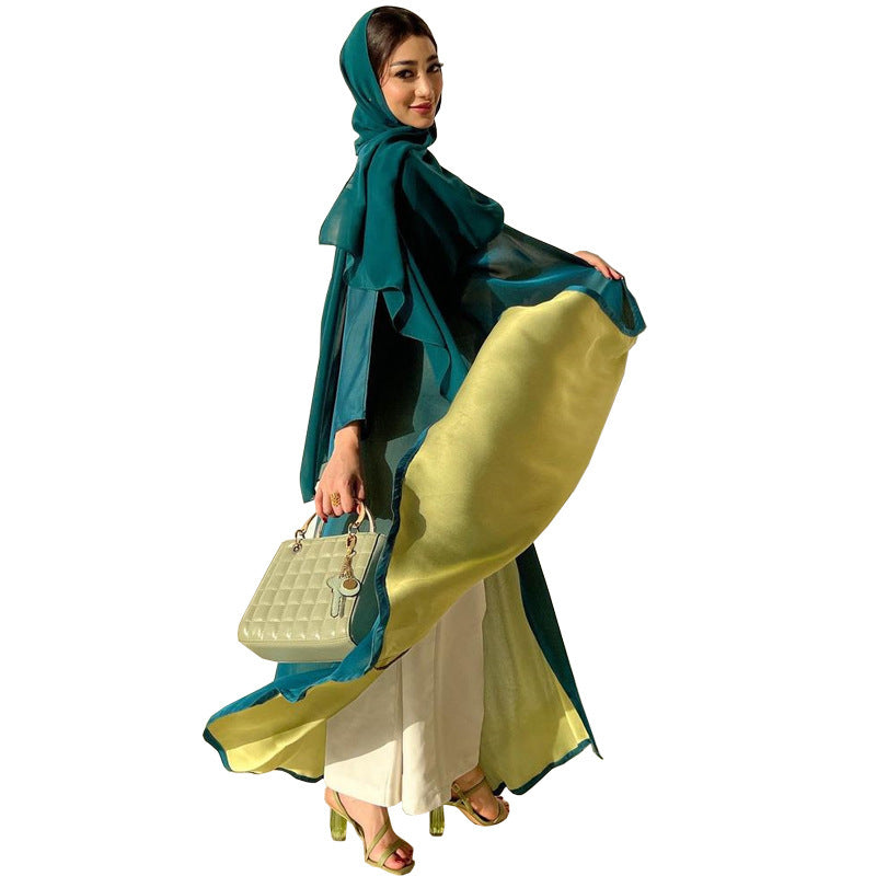 Chiffon Robe Dress Multi-Color Dubai Fashion