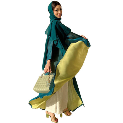 Chiffon Robe Dress Multi-Color Dubai Fashion