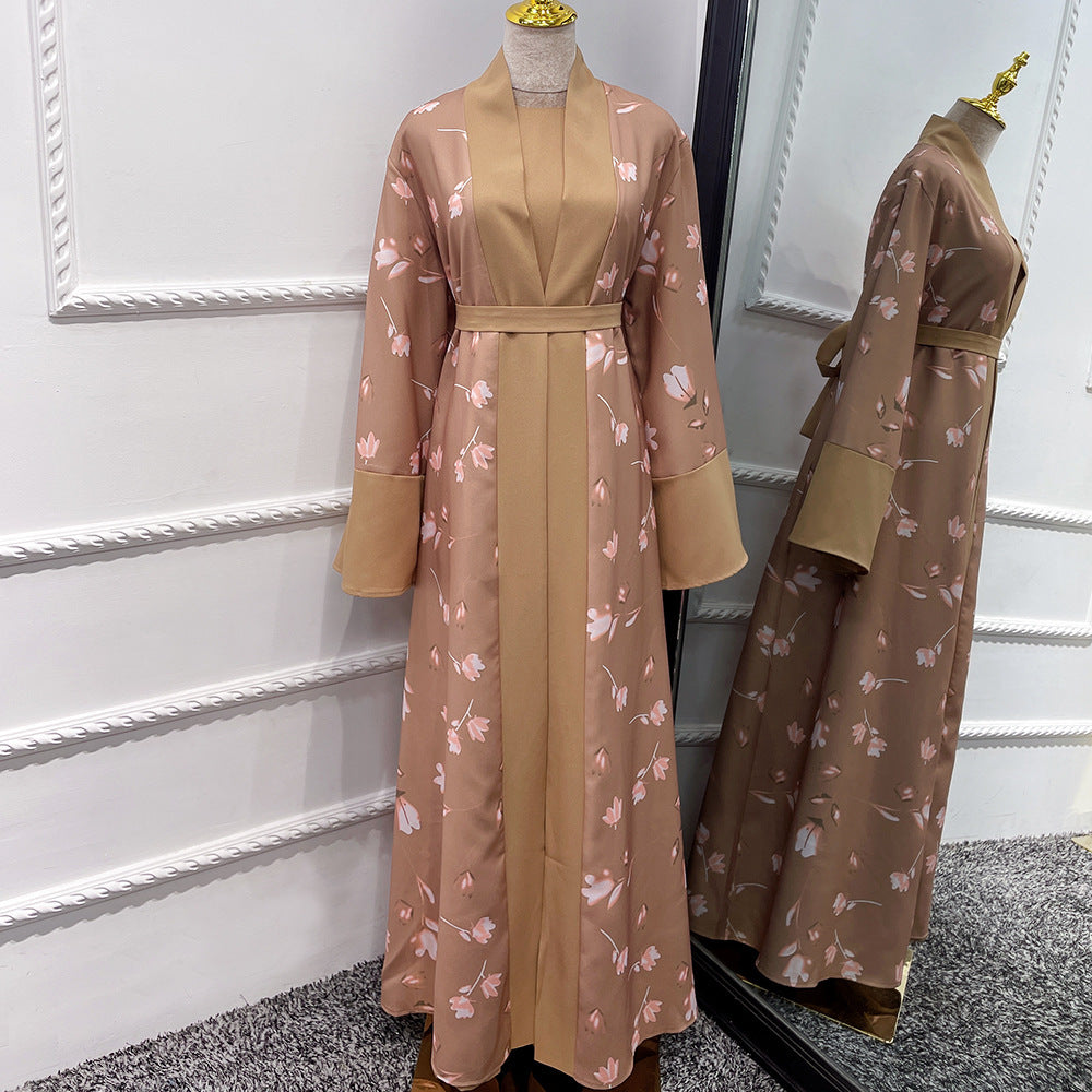 Miss Dubai Solid Color Two-Piece Women Set