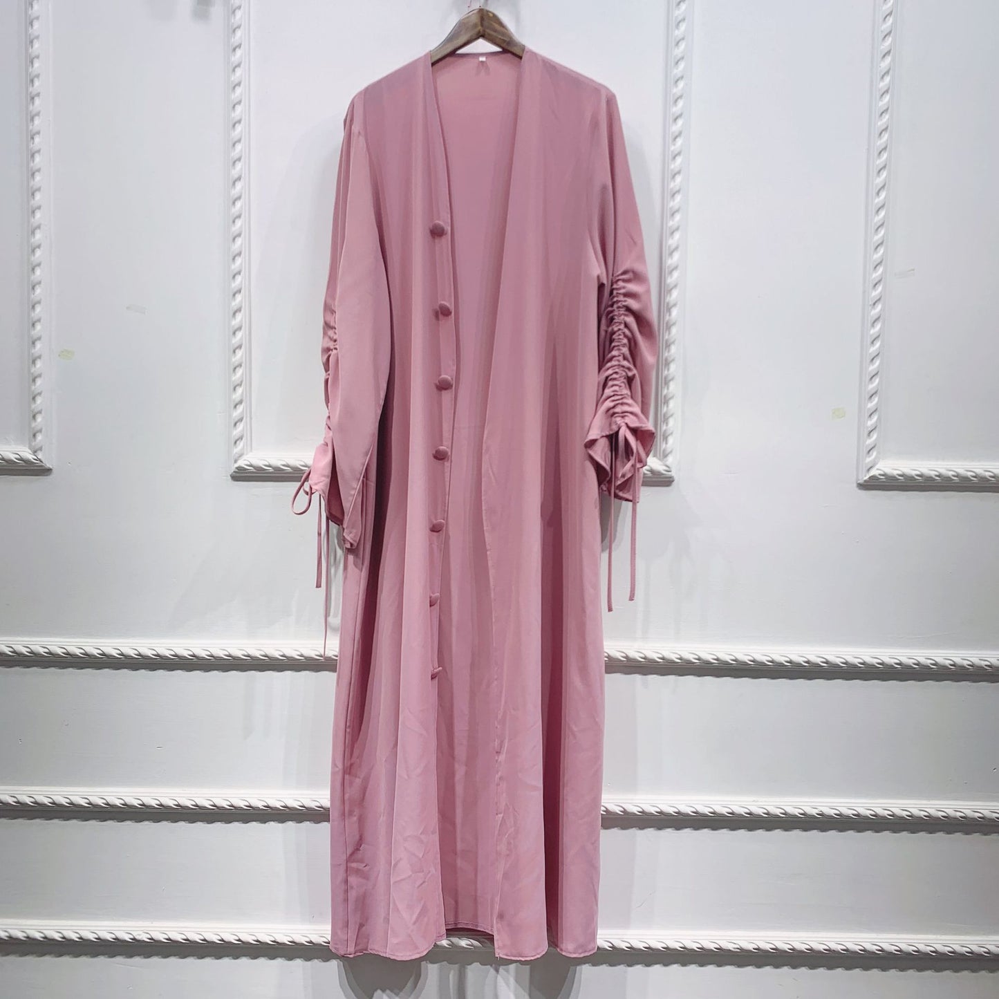 Sun Middle East Stitching Sleeved Cardigan Robe