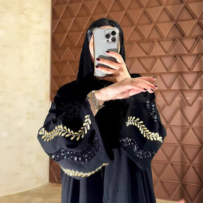Middle East Dubai Embroidery Robe Fashion Outerwear