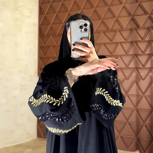 Middle East Dubai Embroidery Robe Fashion Outerwear