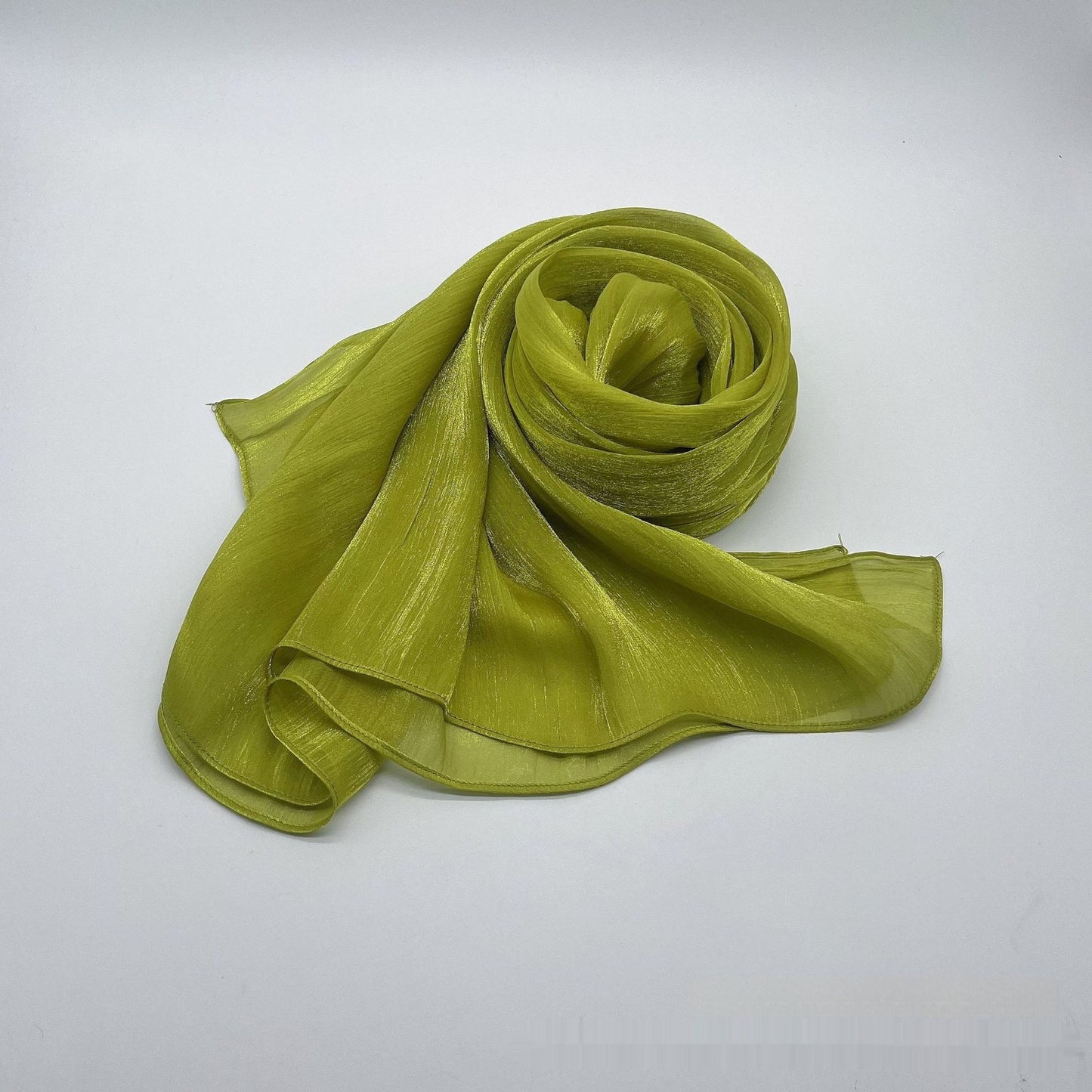 Shiny Satin Fashion Scarf Elegant Malay Style